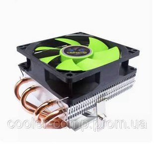 Кулер для процесора Intel / AMD низькопрофільний 90мм, 4 теплові трубки, TDP 120W, тихий CPU cooler 139 фото
