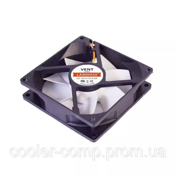 Кулер вентилятор Lanshuo 90 мм FRGB LED, 3-pin, корпусний вентилятор 12V 205 фото