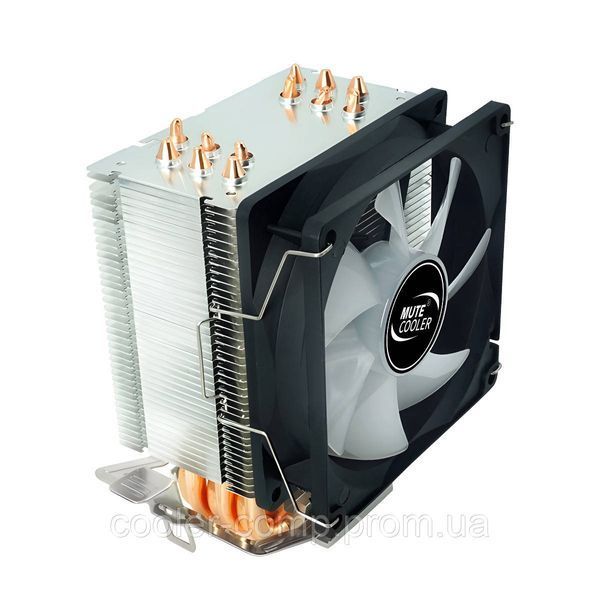 Кулер для процесора баштовий K600, 6 теплових трубок, 140 W TDP, 4-Pin PWM RGB, для Intel/AMD 241 фото