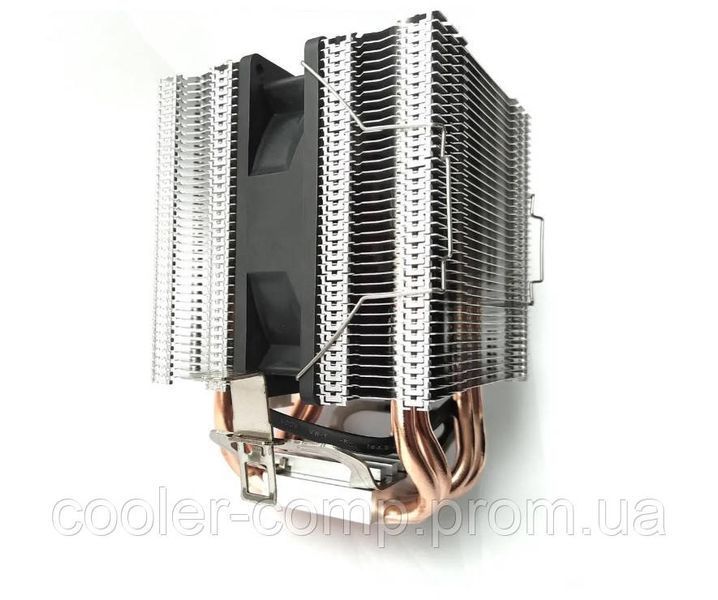 Кулер Lanshuo LED FRGB 400 Pro баштова система з 4 тепловими трубками для сокетів Intel /AMD 197 фото