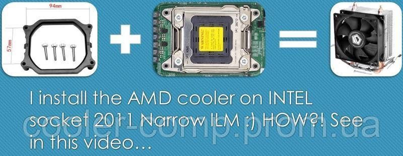 Кріплення кулера охолодження процесора Socket Intel LGA 2011 Narrow ILM 35 фото