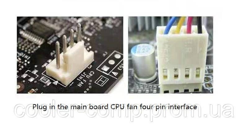 Кулер для процесора баштовий K600, 6 теплових трубок, 140 W TDP, 4-Pin PWM RGB, для Intel/AMD 241 фото