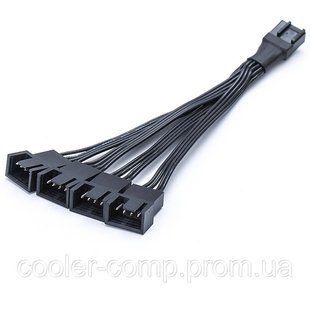 Кабель-розгалужувач 4-pin PWM для 4-х вентиляторів (1-to-4) 94 фото