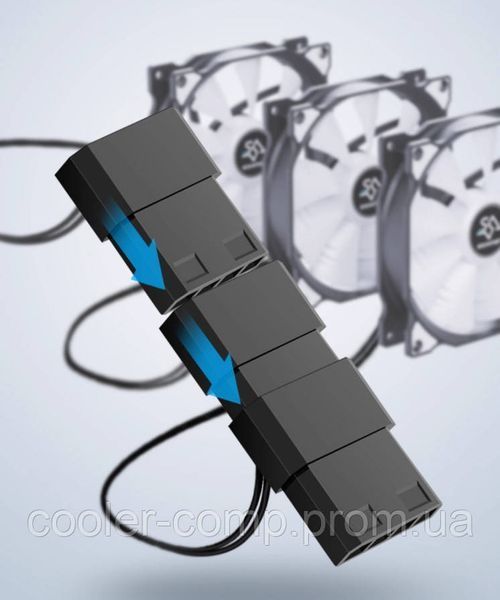 Вентилятор корпусний Snowman (Сніговик) F120A 120мм 3pin/molex 96 фото