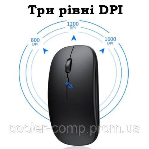 Бездротова комп&rsquo;ютерна миша Anmck Mini 2,4G + Bluetooth 5,0 113 фото